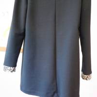 schwarzes Damenshirt , XL , Jerseyshirt mit Animaldruck Bild 9