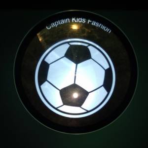 Nachtlicht für Kinder personalisiert Name Nachttischlampe Nachtlampe Fußball Schlummerlicht Bild 3