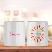 Personalisierte Kaffeetasse mit Spruch für Kaffeetrinker, perfekte Geschenkidee, spülmaschinenfeste Kaffeetasse Bild 1