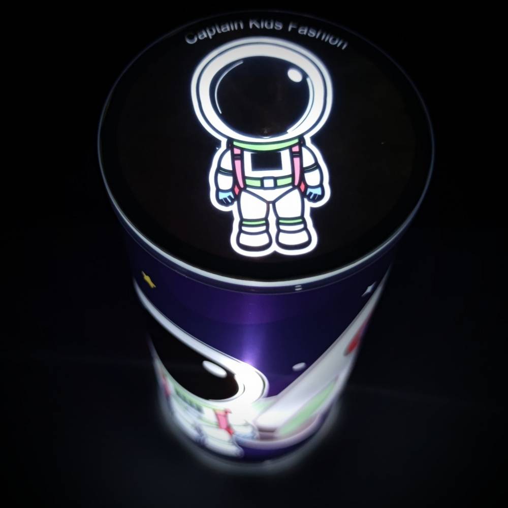 Ckf Baby- Kinder- Nachtlicht - Motiv Astronaut personalisierbar mit Name Bild 1