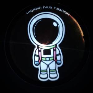 Ckf Baby- Kinder- Nachtlicht - Motiv Astronaut personalisierbar mit Name Bild 5