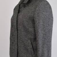 Damen Mantel Jacke | Fischgrad Muster grau | Bild 2