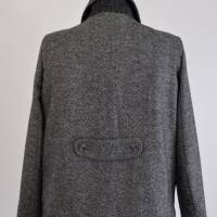 Damen Mantel Jacke | Fischgrad Muster grau | Bild 3