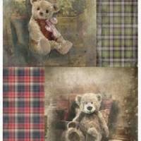 Teddybären - R1784 50  - Faserpapier - Reispapier - Decoupage - Motivpapier  - Serviettentechnik Bild 10