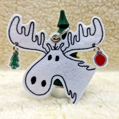 Stickdatei Elch "Sören" in 4 verschiedenen Varianten inkl. ITH für den 10x10 Rahmen