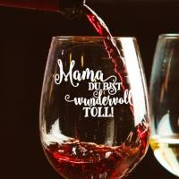 Rotweinglas Weißweinglas personalisiert Weinglas Leonardo Bild 1