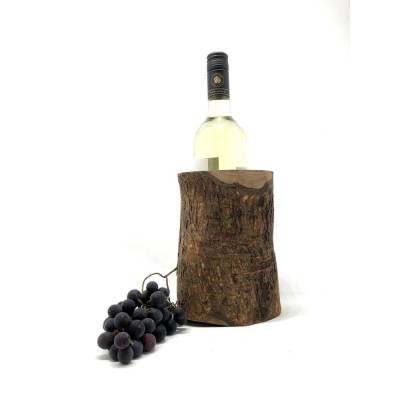 Weinkühler rustikal aus Olivenholz