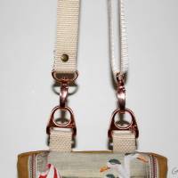 Umhängetasche, Crossbodybag "Lise" aus Canvas mit Reißverschluss, curry Bild 5