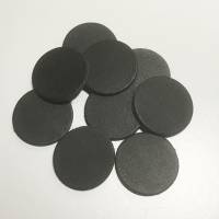 Schwarze runde Leder-Stanzteile 30 mm Durchmesser 10/20/30/40/50 Stück Bild 1