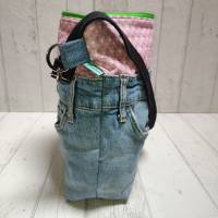 Handtasche - Umhängetasche - cooles Jeansupcycling Bild 4