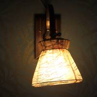 Paar Vintage Nachttisch Lampen mit Schirm Bild 8