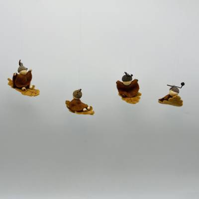 Eichenwichtel - Jahreszeitentisch - Herbstdeko - Fensterdeko