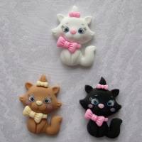Lets Get Crafty - Button   Katzen (3 Stück)    Fancy Cats