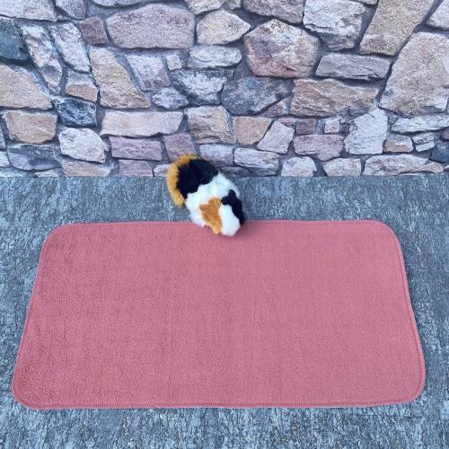 DiBi's PipiPad* 6-Set urindichte formstabile PipiPads (Gr. B) 34x68 Set "Altrosa " Fleecehaltung Meerschwein