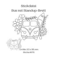 Stickdatei "Bus mit SUP" Bild 1