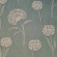 Stoff Meterware Baumwolle pflegeleicht "Dandelion"  Pusteblume salbeigrün Bild 1