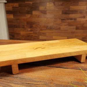 Bonsaitisch aus Buchenholz, auf Nachfrage gravierbar/personalisierbar, handgefertigter Tisch, Mini Tisch, Beistelltisch Bild 1
