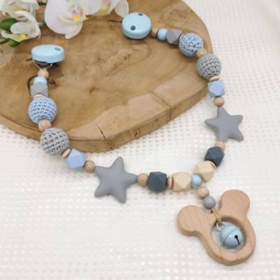 Kinderwagenkette Junge Stern Blau Wagenkette 