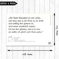 Heinrich Heine Zitat Karte inklusive Briefumschlag Bild 3