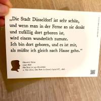 Heinrich Heine Zitat Karte inklusive Briefumschlag Bild 5