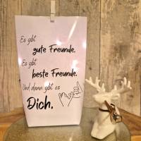 Lichtertüte mit Spruch / Mitbringsel / Wohn Accessoires Dekoration / Geschenkidee unter 10€ Bild 2