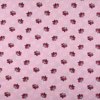 Jersey Baumwolljersey Stoff "Kleine Schmetterlinge" auf rosa Bild 1