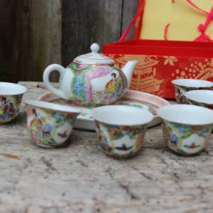 Miniatur Teeset Kinder Teeservice Zhongguo Zhi Zao Made in China Bild 4