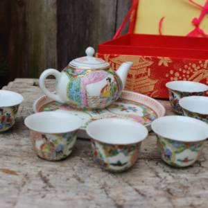 Miniatur Teeset Kinder Teeservice Zhongguo Zhi Zao Made in China Bild 5