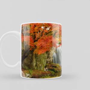Kaffeetasse mit tollem Landschaftsmotiv und Enten, bedruckte Tasse als perfekte Geschenkidee, spülmaschinenfeste Tasse Bild 3