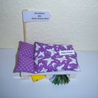 Geldgeschenk-Zuschuss für Dein neues Bett-Hochzeit-Geschenke Geburtstag-Geldgeschenkverpackung,Schmetterlinge-lila Bild 1