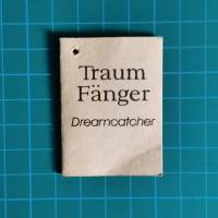 Traumfänger / Dreamcatcher, 1 Ring, lachsfarbend (TR23) Bild 3