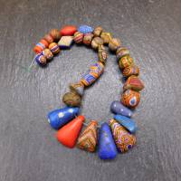 Kiffa Perlen aus Mauretanien - authentische alte Kiffa Glasperlen - Sammlerperlen Bild 1