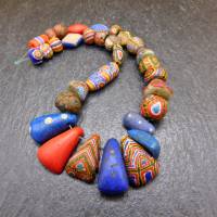 Kiffa Perlen aus Mauretanien - authentische alte Kiffa Glasperlen - Sammlerperlen Bild 7