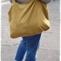 Mom Bag * Grocery * Markttasche * aus Cord Bild 1