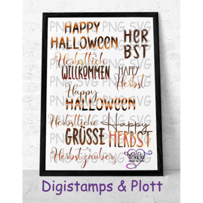 Digidatei "Herbstsprüche", PNG, SVG