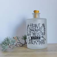 Flaschenlicht "merry little Christmas" aus der Manufaktur Karla Bild 5