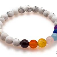 Chakra Perlen-Armband mit Magnesit Bild 4