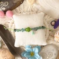 La Tortue Heureuse - Bunte Perlen-Armbänder mit Schildkröten, Edelsteinen und Rocailles Bild 2