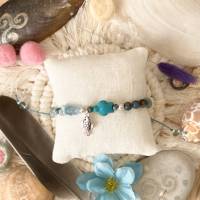 La Tortue Heureuse - Bunte Perlen-Armbänder mit Schildkröten, Edelsteinen und Rocailles Bild 6