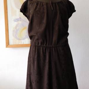 FrauenKleidung , braunes Kleid Gr.XL , Sommerkleid , Frauenkleid uni Bild 1