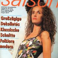 Zeitschrift Saison 1/1990 DDR Vintage aus den 1990er Jahren Bild 1
