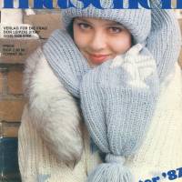Zeitschrift Modische Maschen 3-87 für Winter 1987 DDR Vintage aus den 1970er Jahren Bild 1