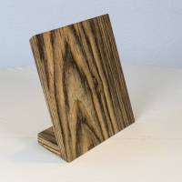 Messerblock magnetisch | Tigerwood (afrikanischer Nussbaum) Vollholz | Unikate Bild 3