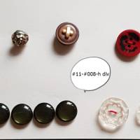 Vintage Metallknöpfe, Trachtenknöpfe, Hosenknopf, Glasknopf, Perlmuttknopf, neu und gebraucht Bild 1