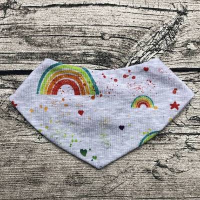 Baby-Halstuch Dreieckstuch 0-6 Monate Regenbogen