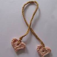 Nabelschnurbändchen Herzen - Geburt - 100% Baumwolle Bild 2