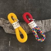 Katzenfreunde, Schlüsselanhänger aus Segeltau in unterschiedlichen Farben, schönes Geschenk zu Weihnachten Bild 3