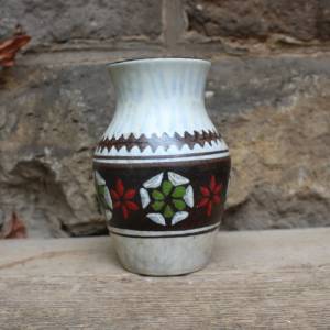 kleine Jasba Vase 172 /15 Handgemalt Keramik 50er Jahre West Germany Bild 1
