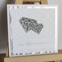 Glückwunschkarte "Diamantene Hochzeit" aus der Manufaktur Karla Bild 7