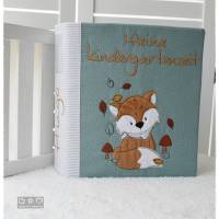 Kindergartenordner/Portfolio/Ordnerhülle mit Fuchsmotiv, personalisierbar Bild 1